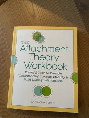 The Attachment Theory Workbook by Annie Chen - Yellow & White Cover